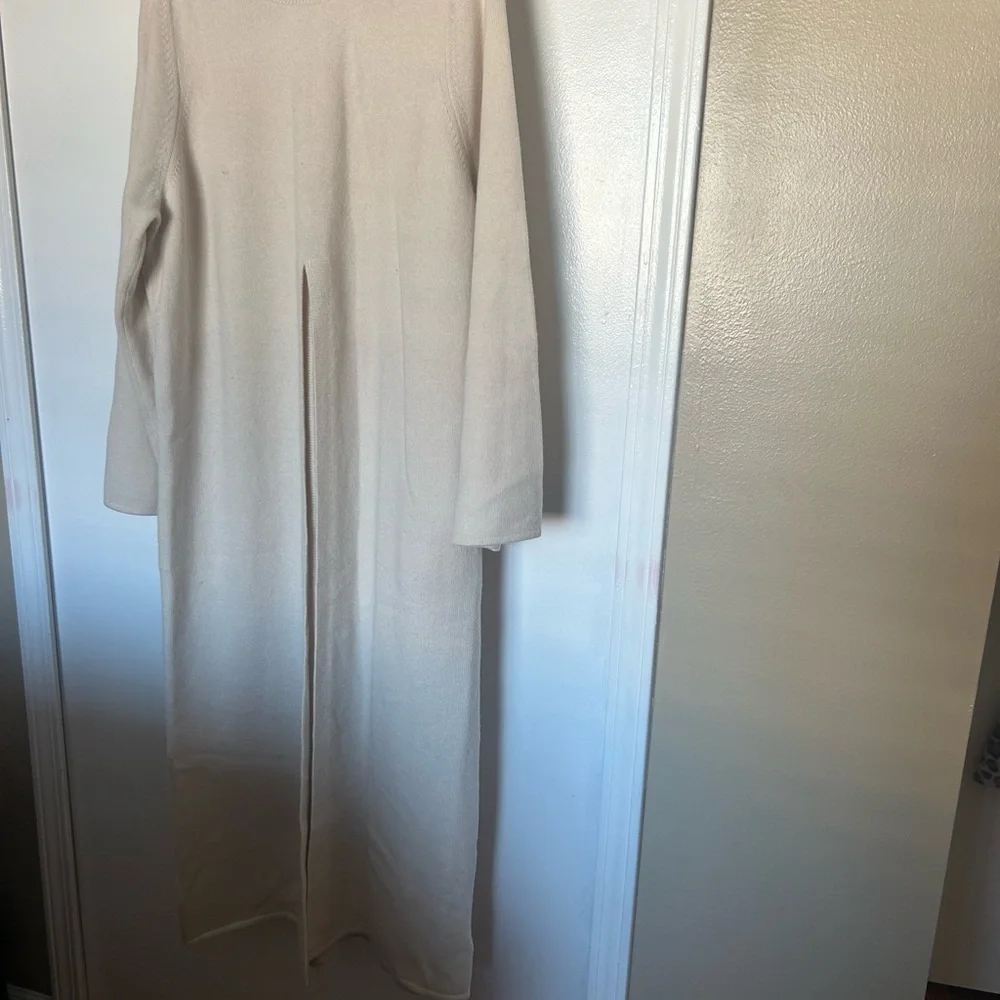Athleta Alicia Cream Long Sleeve Dress - Picture 6 of 6